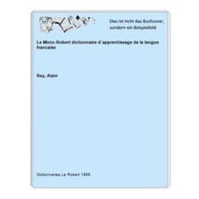 Le Micro-Robert dictionnaire