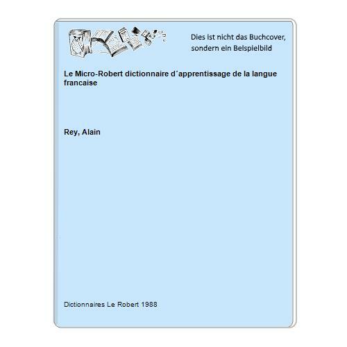 Micro robert dictionnaire - le, micro-robert