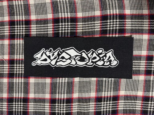 Dystopia logo patch fai da - dystopia,