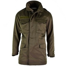 Giacca originale esercito austriaco combattimento M65 OD militare oliva grigio Parka combattimento NUOVO