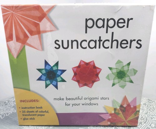 Origami paper suncatchers - paper, kit
