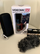 RØDE Videomic Go - Microfono Professionale - Jack 3.5 - Custodia + Deadcat Go