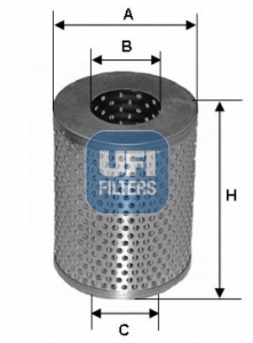 Filtro carburante ufi - carburante,