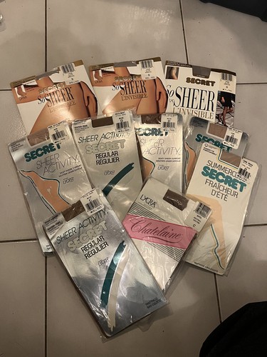 Vintage pantyhose lot - vintage, size