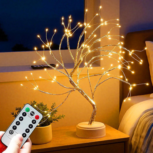 Albero bonsai con luci led - albero,