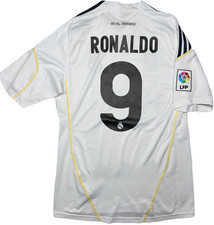 maglia calcio vintage camiseta Real Madrid RONALDO Adidas Bwin 2009 2010