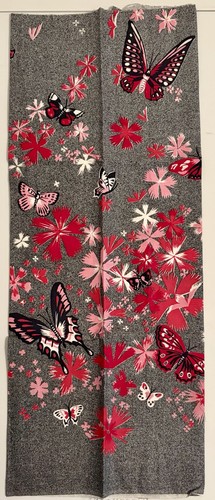 Farfalle rosa fiori anni 60 - rosa,