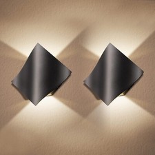 Modern Wall Light Outdoor Lamp 2 Pieces New