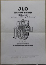 catalogo depliant jlo motore stazionario ausiliario le 50 l 60 werk gmbh munchen
