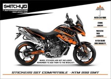 KTM 990 SMT ADESIVI GRAFICHE COMPATIBILI "ATTACK" compatibili   DECALS DEKOR