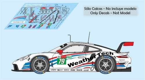 Decals porsche 991 - 991, rsr