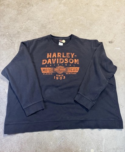 Felpa girocollo harley - felpa,