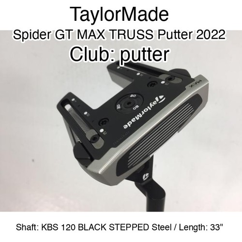 Taylormade spider max - max, truss