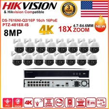 Hikvision 4K 8MP 16CH 18X ZOOM