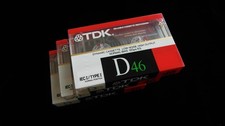 Lotto 3x TDK D46 CASS. AUDIO