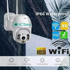TELECAMERA ESTERNA ICSEE CAM PTZ WIFI CAMERA WIRELESS ESTERNO SMART SPEED ZOOM
