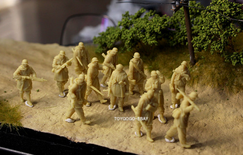 Diorama ww2 carro - diorama,