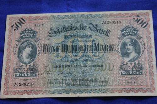 Banconota 500 marchi - n°1,