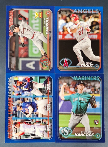 2024 topps serie royal blue - serie, 1