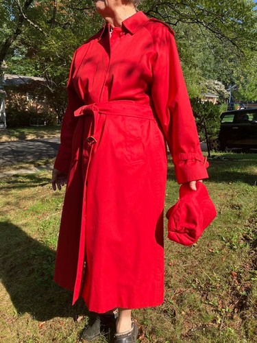 Trench donna rosso burberry - trench,