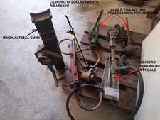 ATTREZZI DI SOLLEVAMENTO CILINDRI,BINDA,ALZA E TIRA COME DA FOTO E DESCRIZIONE