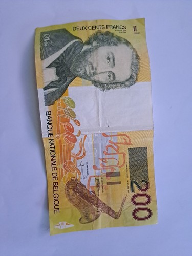 Billet 200 francs belge - billet,