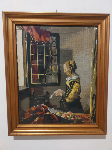 Quadro ricamato raffigurante - quadro,