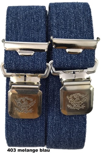 Bretelle uomo larghe blu - n.2,