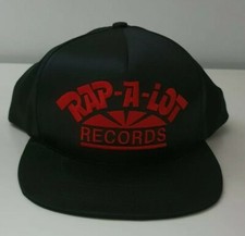 Cappello A 5 Pannelli Satin Nero Supreme Rap A Lot Records SS17
