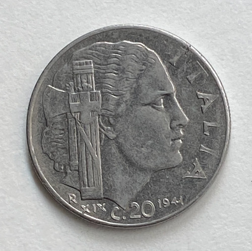1941 italy centesimi free - 20,