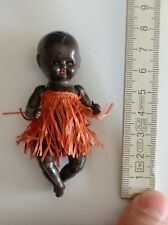 Vintage Piccola Bambolina Bambola Nera Black Doll Giocattolo Pupazzo (No Furga)