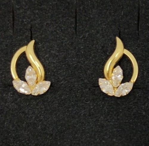 Orecchini oro 18k 750 - mls, con