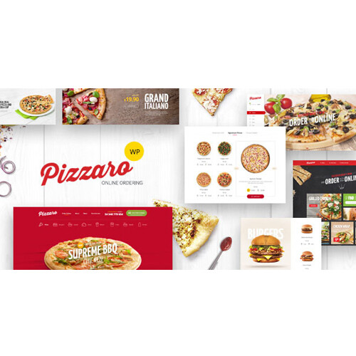 Tema wordpress premium pizzaro - wordpress,