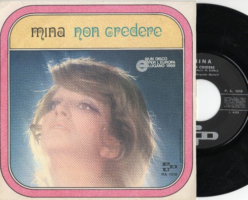 Mina raro disco made in - g.,