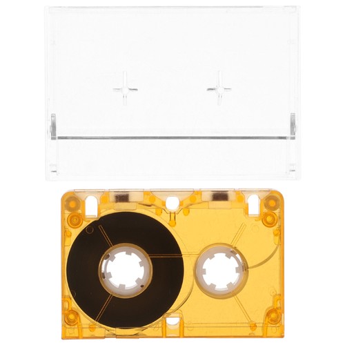 Nastro audiocassetta arancione