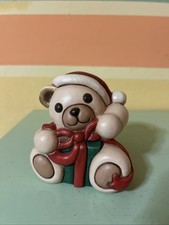 Thun Teddy Natale Con Pacco Regalo E Berretto Di Natale Fuori Produzione 