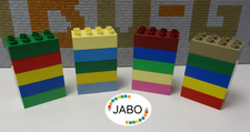(R1) mattoncini LEGO Duplo 20 x 8 2 x 4 borchie mattoncini