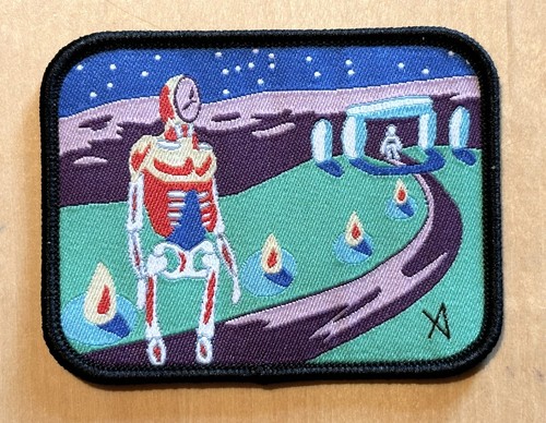 Patch ricamata time - ricamata,