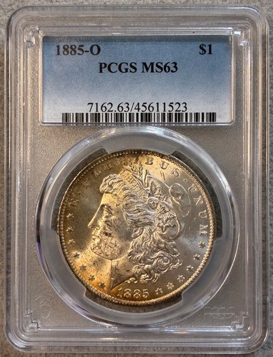 1885 morgan dollar pcgs - dollar,