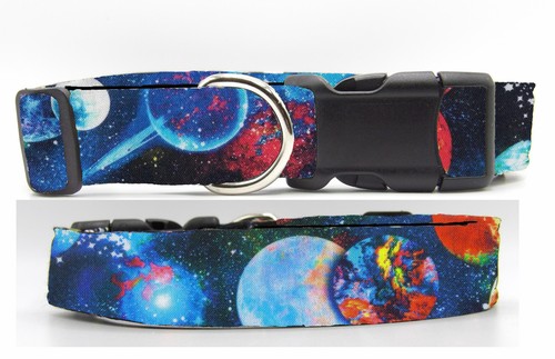 Outer space dog collar - space, collar,