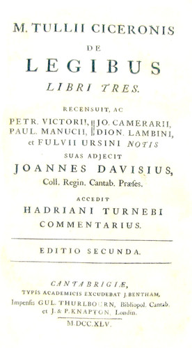 Tullii ciceronis de - tullii, ciceronis,