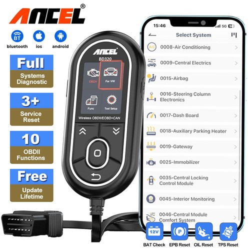 Ancel bd320 obd2 dispositivo - bd320,