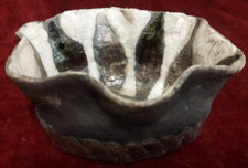 VASETTO IN CERAMICA DIPINTA - PEZZO UNICO FATTO A MANO - RAKU