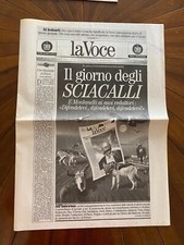 La Voce - quotidiano di Indro Montanelli - ultimo numero 12 aprile 1995