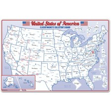 Premium State Map Magnet