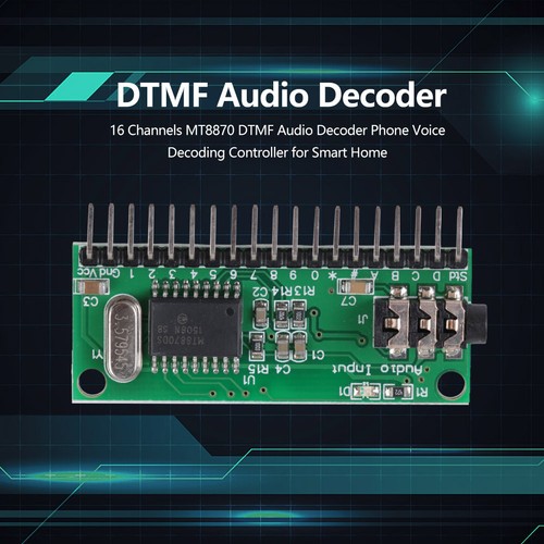 Mt8870 decoder audio - decoder, dtmf