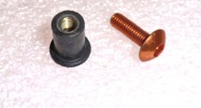 Vite m5x15 ergal arancione - in,