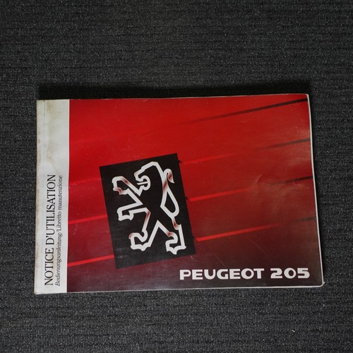 Peugeot 205 betriebsanleitung - peugeot,