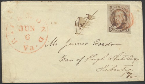 Stati uniti 1847 marrone - 1847, 5c