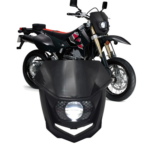 Carena faro led nero drl - faro,
